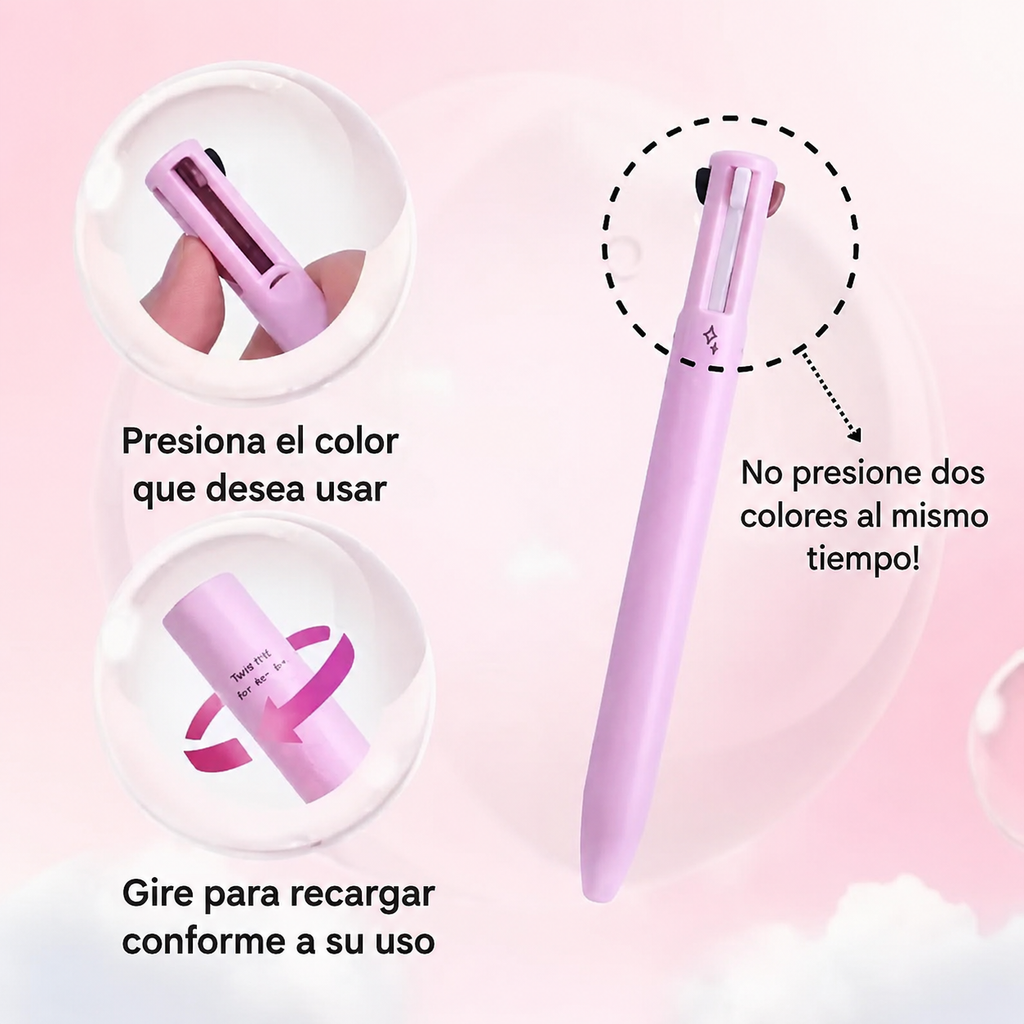 Lapiz de Maquillaje 4 en 1