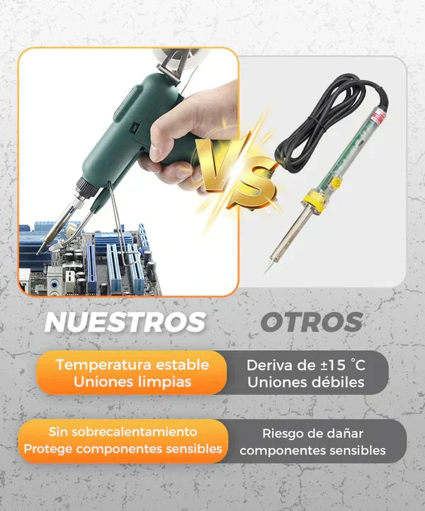 🔥 LIQUIDACIÓN DE STOCK PROMO: Pistola de Soldadura Profesional