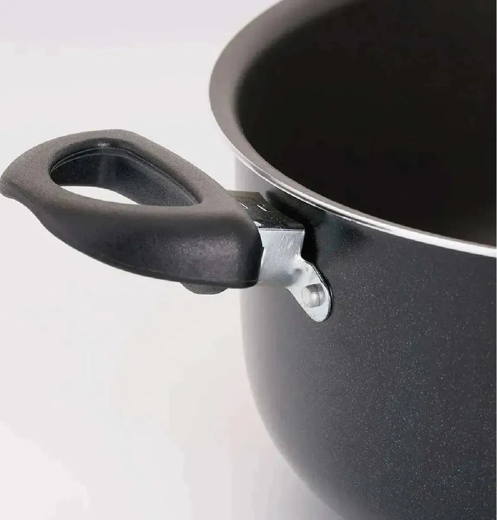 🔥 LIQUIDACIÓN DE STOCK: Juego De Ollas Universal 13 Piezas Antiadherente Color Negro 🍲🍚