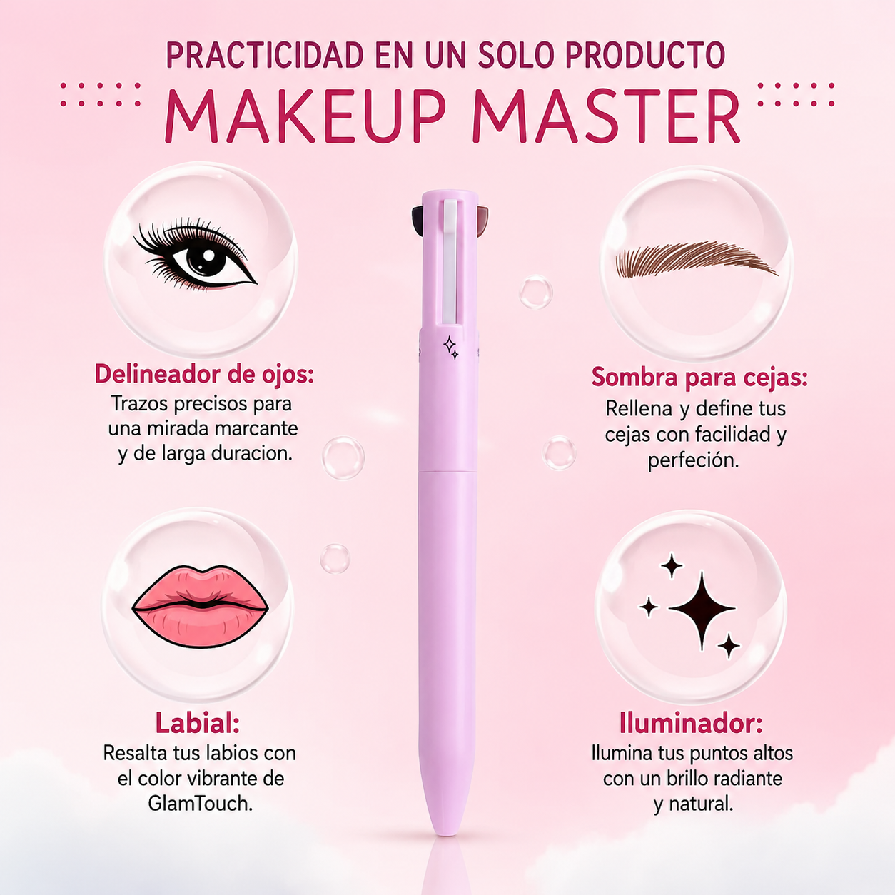 Lapiz de Maquillaje 4 en 1